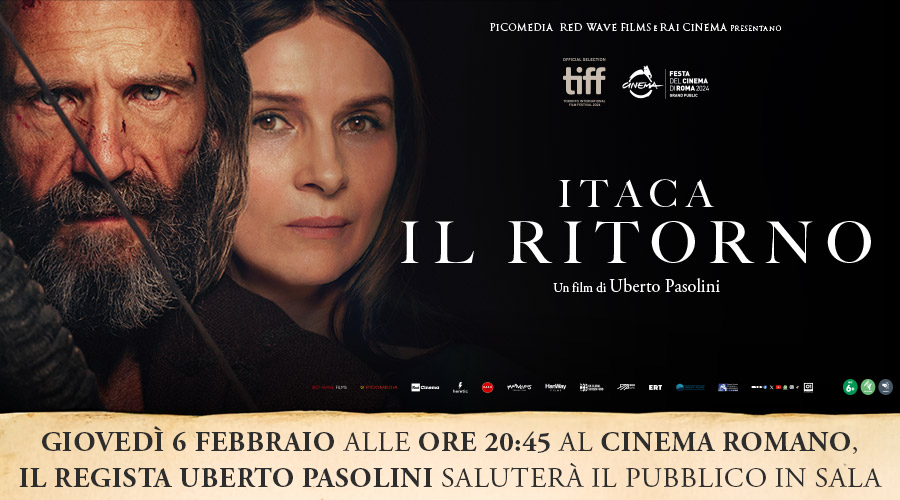 Uberto Pasolini giovedì 6 febbraio presenta “Itaca. Il ritorno” al Romano